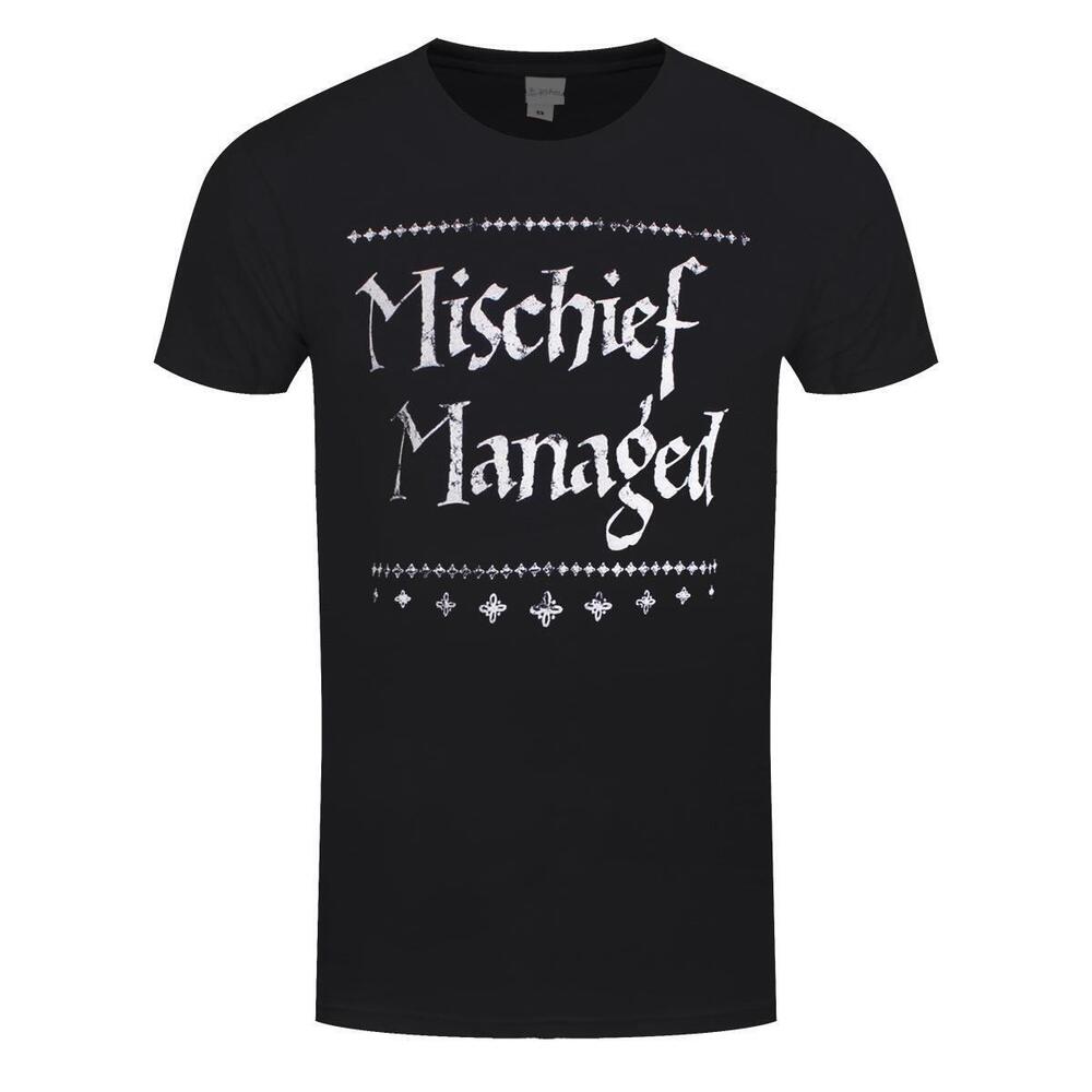 Harry Potter Solemnly Swear Mens Black Tshirt